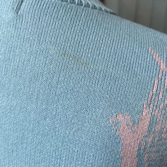 Alte Volant Baby Blue & Pink “Cotton Candy” Crewneck Sweater (Size: Small) - Picture 9 of 12